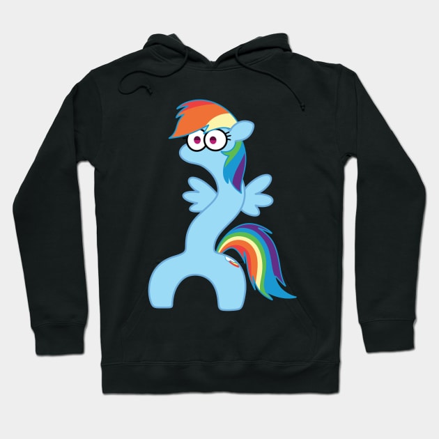 Rainbow Wiggle Worm Hoodie by SodaPopBlast